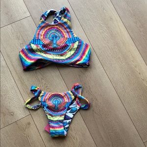 2 piece reversible bathing suit